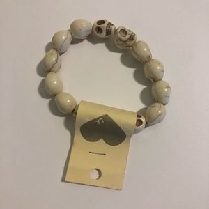 White skull bracelet